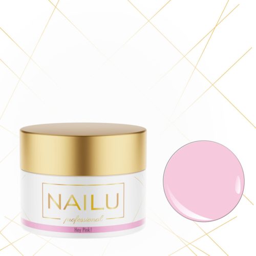 NAILU Professional - Builder Gél - 021 Creamy Hey Pink , 15g