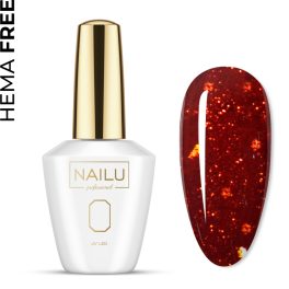 NAILU Professional - Gél Lakk - 717 Royal Crimson, 8ml