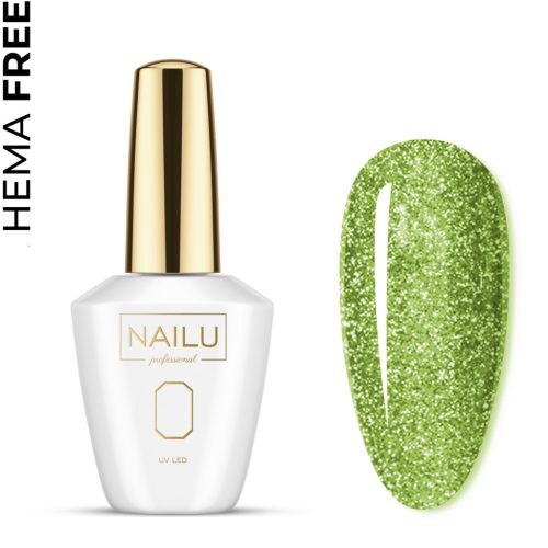 NAILU Professional - Gél Lakk - 756 Flashy Lime, 8ml