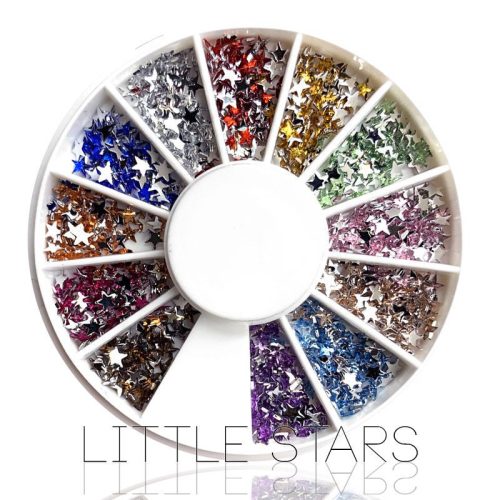 OA Nail System - Carrousel STARS MULTICOLOR - Strasszkövek 
