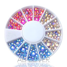   OA Nail System - Carrousel Tri-Color Mix AB LOVER - Strasszkövek 