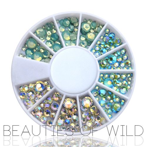 OA Nail System - Carrousel Tri-Color Mix BEAUTIES OF WILD - Strasszkövek 