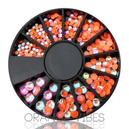   OA Nail System - Carrousel Orange Vibes Neon - Strasszkövek 