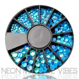 OA Nail System - Carrousel Blue Vibes Neon - Strasszkövek 