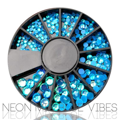 OA Nail System - Carrousel Blue Vibes Neon - Strasszkövek 