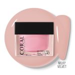 Coral Milano - Builder Gel - Milky Velvet zselé , 50ml 