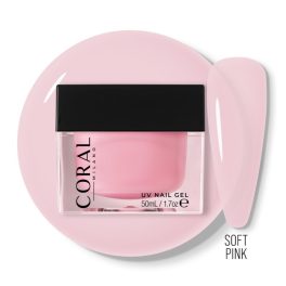 Coral Milano - Builder Gel 3in1 - Soft Pink zselé , 50ml 