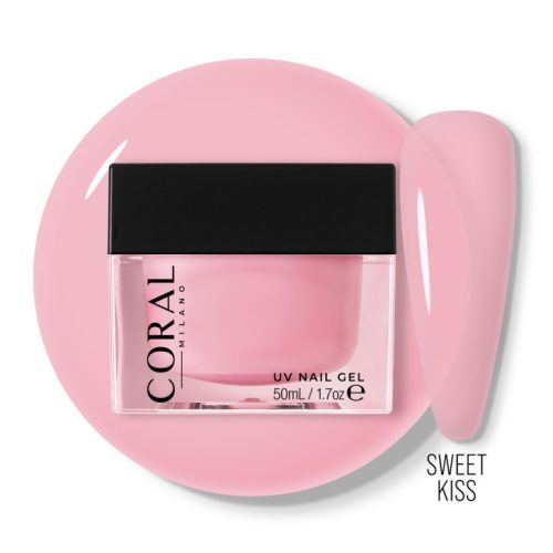 Coral Milano - Builder Gel 3in1 - Sweet Kiss zselé , 50ml 