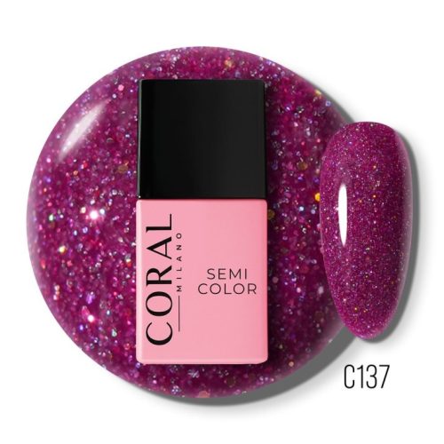 Coral Milano - C137 géllakk , 12ml