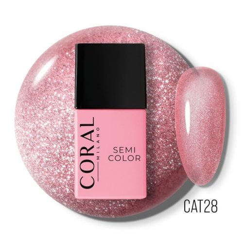 Coral Milano - CAT28 mágneses géllakk , 12ml