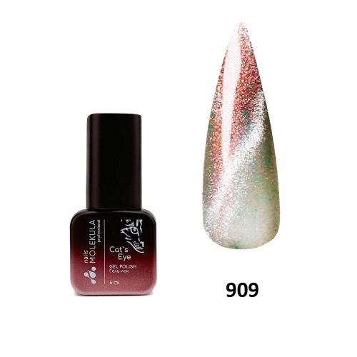 Molekula - Gél lakk Cat's Eye 9D , No.909 , 6ml