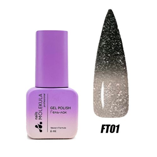 Molekula - Gél lakk Flash Termo FT01 , 6ml