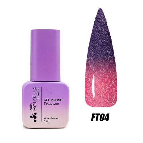 Molekula - Gél lakk Flash Termo FT04 , 6ml