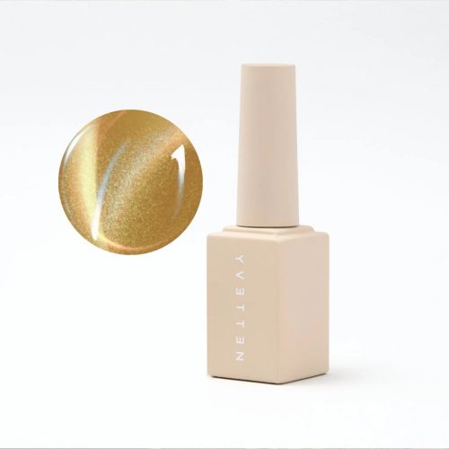 Yvetten Gél lakk - Cleo Gold Cat Eye , 8ml