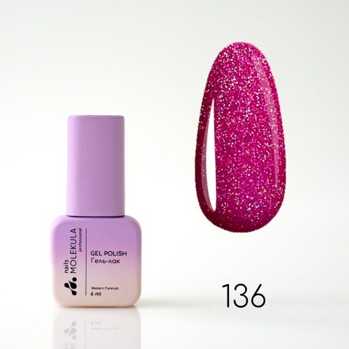 Molekula - Gél lakk No.136 ,  6ml