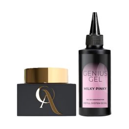 OA Nail System - Genius Gel Szett - Milky Pinky - 50ml