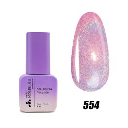 Molekula - Gél lakk Holographic 554 , 6ml