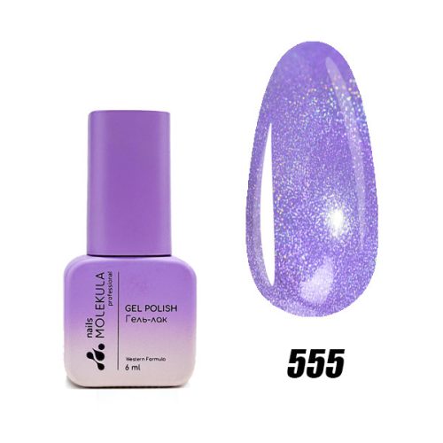 Molekula - Gél lakk Holographic 555 , 6ml