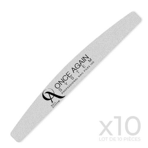 OA Nail System - Once Band - Reszelő papír - Half Moon 180 10db