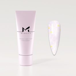 Mimona - Acrylgel , Milky White Confetti , 30g