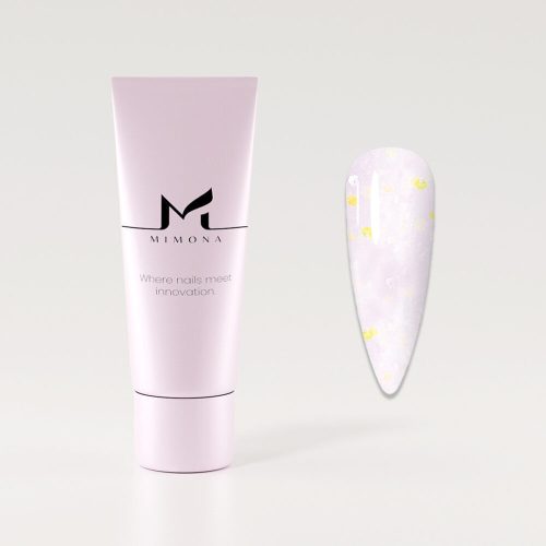 Mimona - Acrylgel , Milky White Confetti , 30g