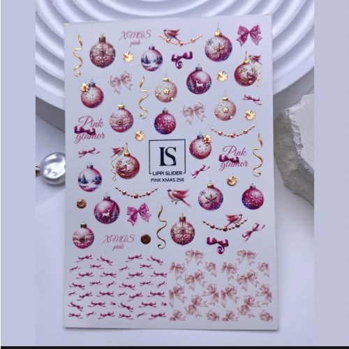 Lippi slider -  Pink xmas 258