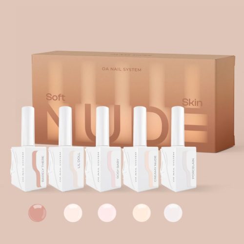 OA Nail System - Soft Nude Skin - Gél lakk Box
